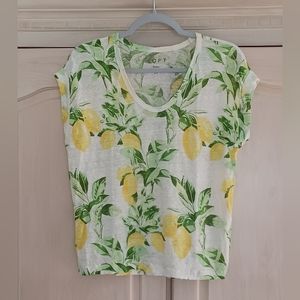 Linen lemon 🍋 tee